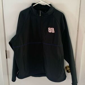 NASCAR Dale Earnhardt Jr #88 national Guard black jacket with embroidery Size XL